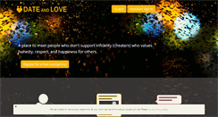 Desktop Screenshot of dateandlove.com